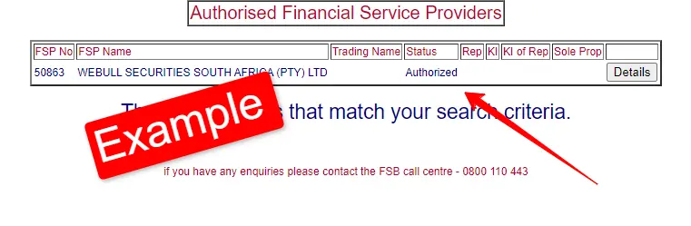 South African FSP provider