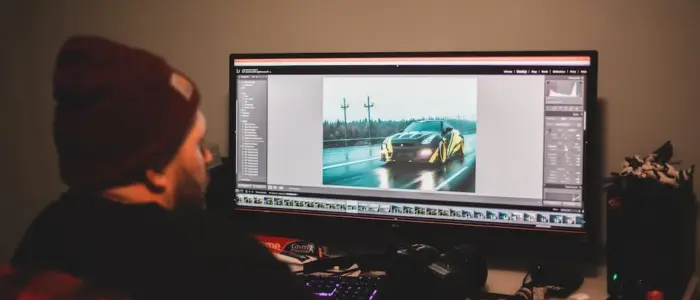 Sell Digital Products editing on a laptop