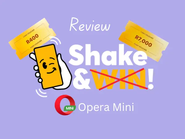 OperaMini Shake And Win In South Africa
