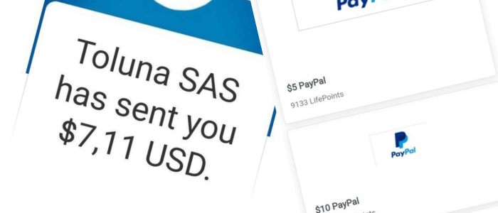 Toluna Influencers Proof Of Payment